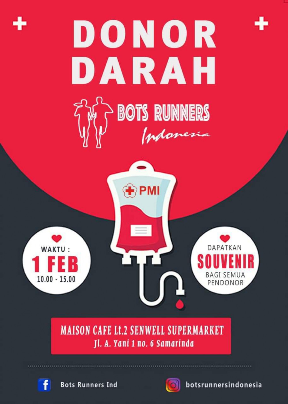 Donor Darah Bots Runner Indonesia