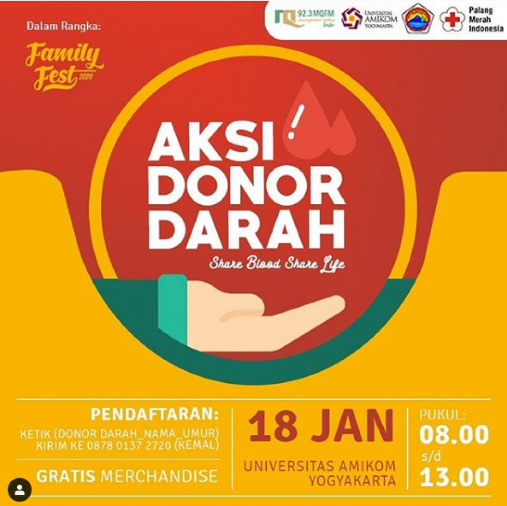 Aksi Donor Darah "Share Blood Share Life"