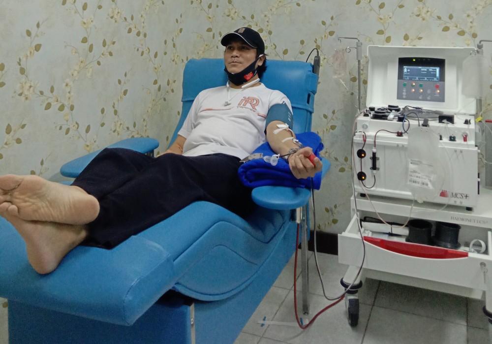 Donor Darah (Apheresis) ke 1 | 14 Januari 2022